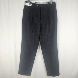 RALPH LAUREN Comfort Flex Pleated Pant 32x32 Charcoal NWT Minimalist Office